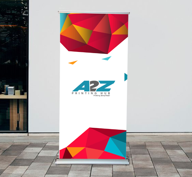 Deluxe Retractable Single Screen Roll Up Banner Stands