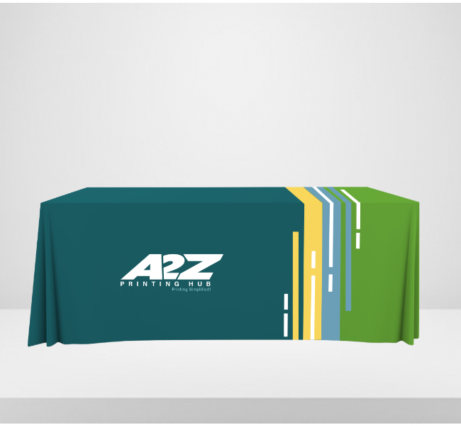 Standard Table Covers With Open Back - 3 Sided